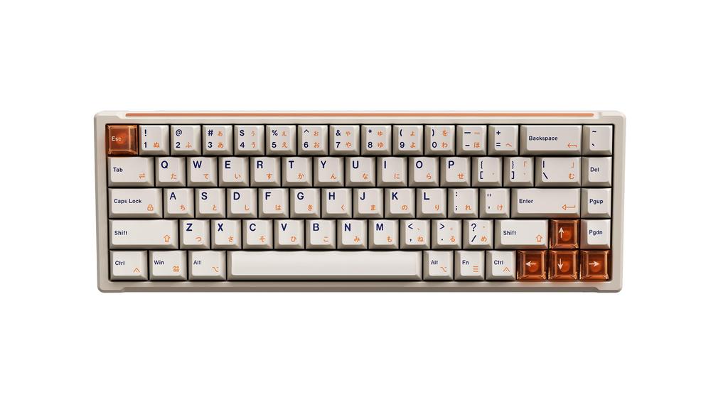 LUMINKEY Magger 68 HE Professional White Japan Authorized Dealer Warranty Rapid Trigger Gaming Keyboard Full Aluminum Body 8000hz RGB Wired USB