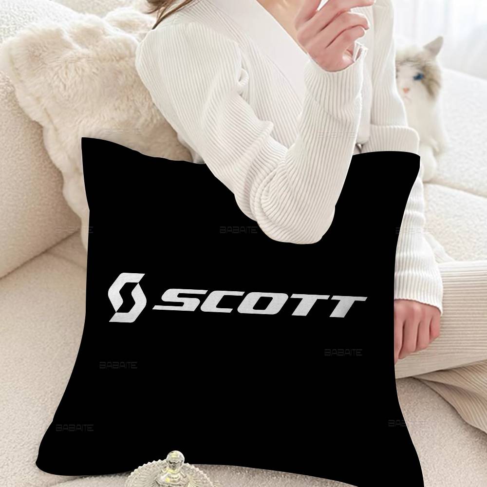 Scott Bike Cushion Cover Polyester Sofa Cushions Decorative Throw Pillows Home Decoration Pillowcover