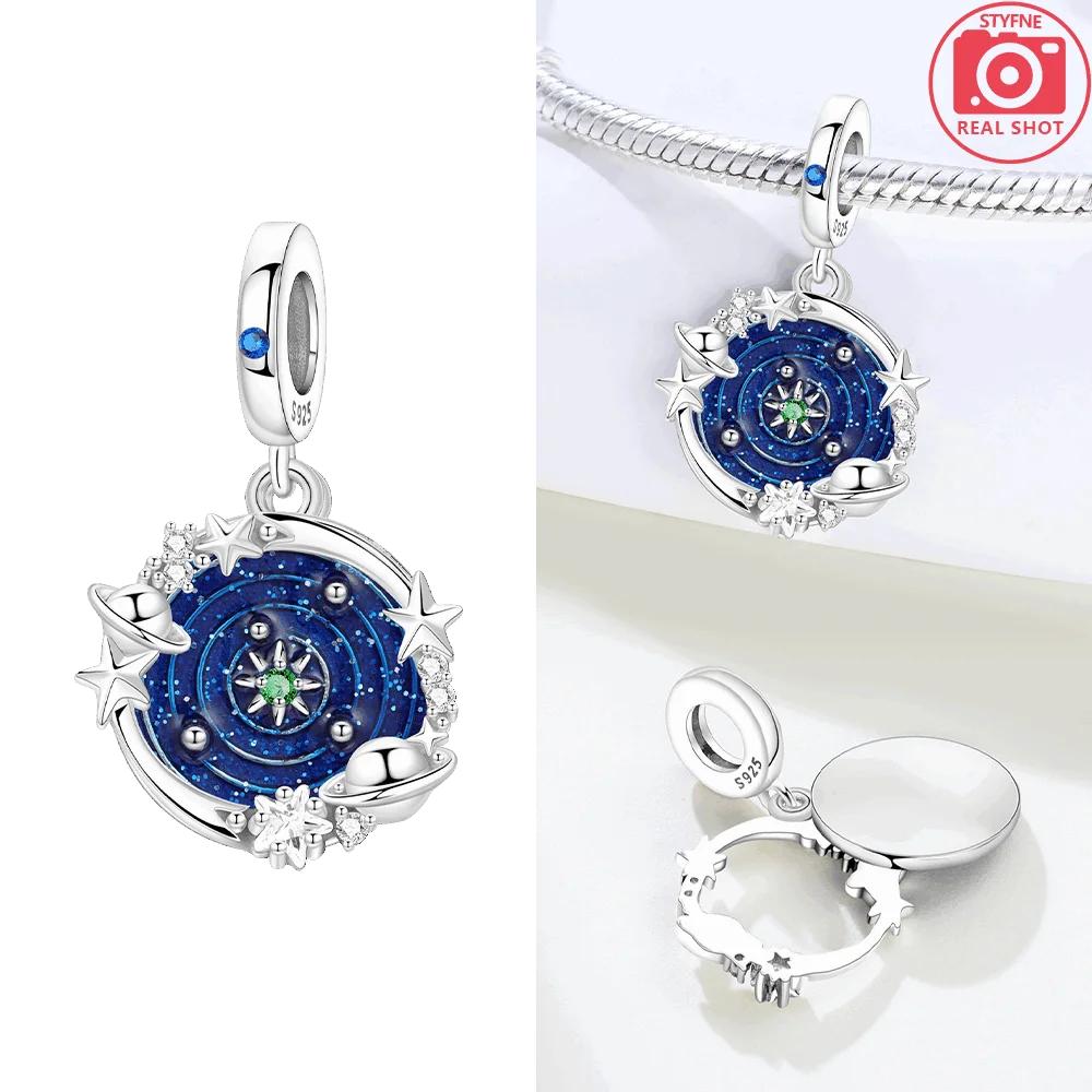 Bowling Ball Original Copper Pendant Globe Table Tennis Travel Airplane Pendant Beads Fit Bracelet Women Jewelry Making Gift