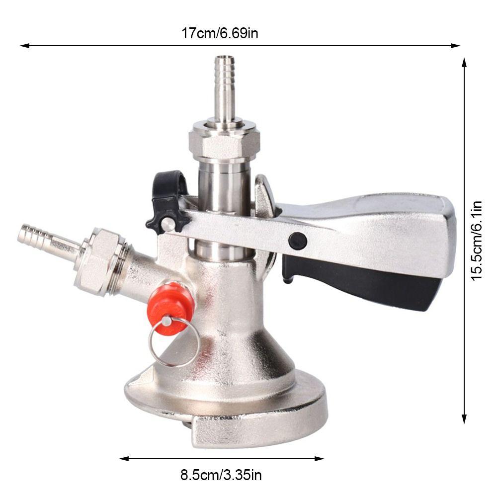 7 piece G5/8 A Type Keg Coupler With Relief Valve Brewing Accessory Commercial Brewing