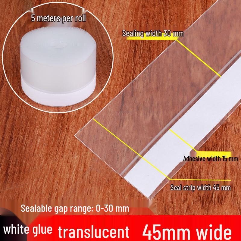 Silicone Door & Window Seal: Self-Adhesive, Windproof, Dustproof, Soundproof Strip