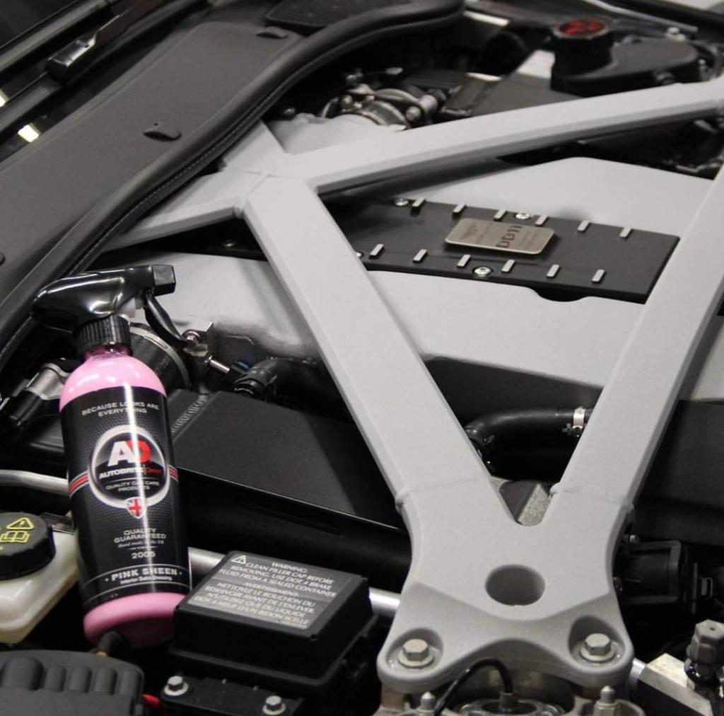 Autobrite Direct Полироль для интерьера автомобиля с пылезащитой Сделано в Великобритании Очиститель "Pink Sheen",