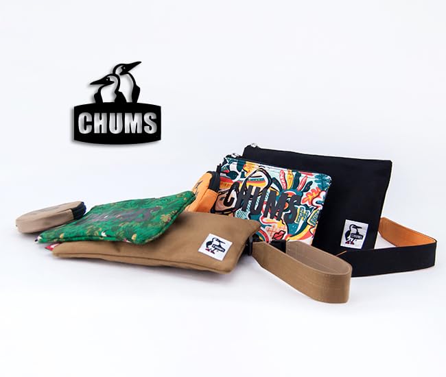 3P Наплечная сумка из пота нейлона Один размер [Chums] [CH60-3625] Черный/Древесный уголь