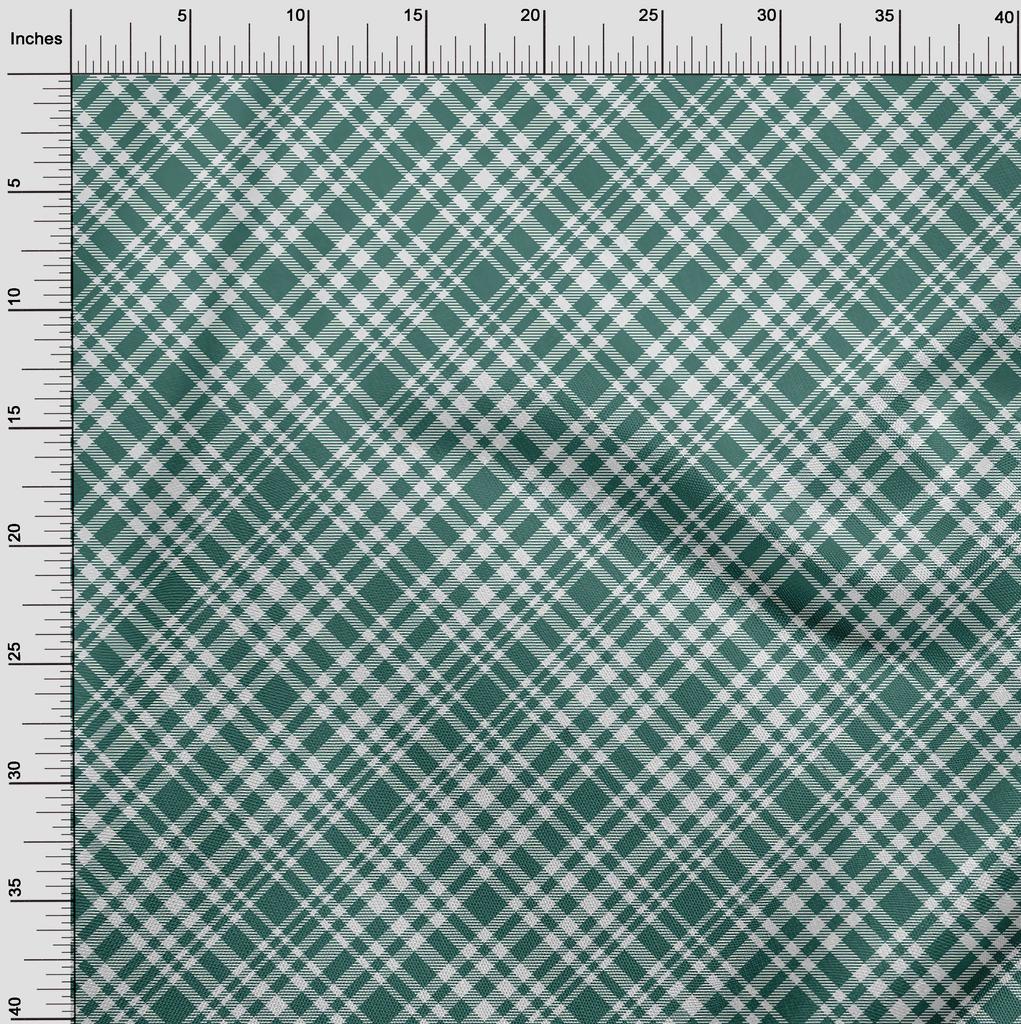 oneOone Хлопок Flex шоколадно-коричневая ткань клетчатый материал для платья ткань с принтом по ярдам 40 дюймов