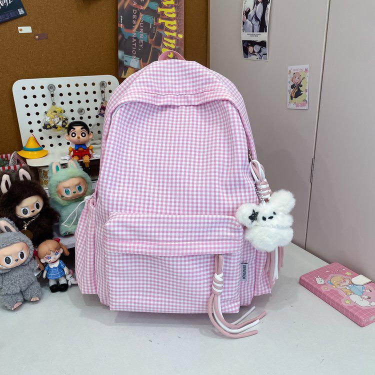2025 High-Capacity Stylish Backpack for Girls - Schoolbag for Junior and Senior High Students