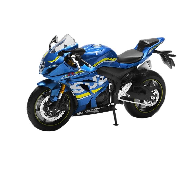 Модель мотоцикла SUZUKI GSX1000 в масштабе 1/12, отлитая под давлением — реалистичный дизайн, идеально подходит для любителей мотоциклов, прекрасный подарок для всех возрастов
