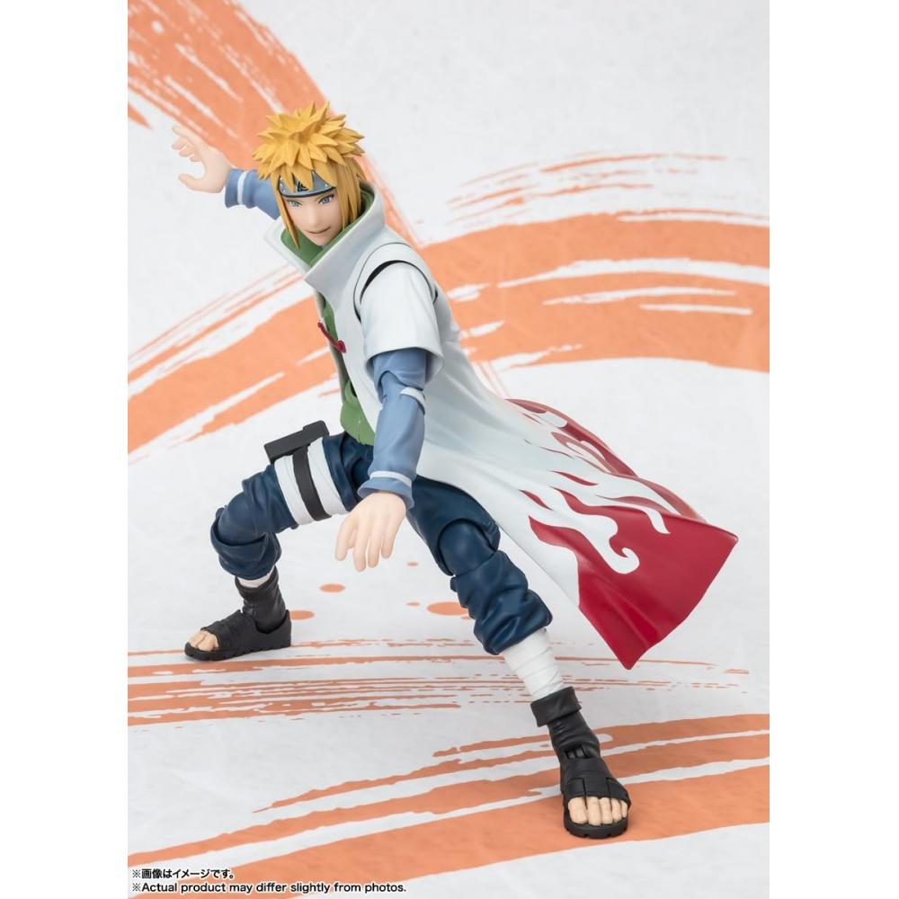 SHFiguarts NARUTO Минато Намикадзе - NARUTOP99 Edition - подвижная фигурка размером около 160 мм, окрашенная из ПВХ и АБС