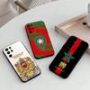 M-Марокко F-Флаг Чехол для телефона для Samsung S25,S24,S21,S22,S23,S30,Ultra,S20,Plus,Другие Мягкий Черный Чехол