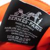 Pristine HERMES Bored pouch MM H logo embroidered leather canvas cosmetic pouch Orange Used