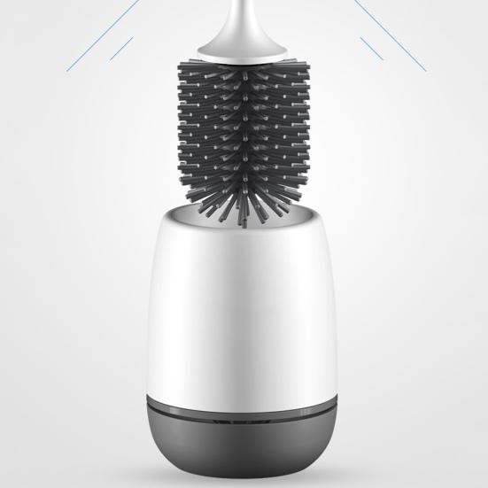 Туалетная щетка с возможностью настенного крепления Простая установка Конструкция слива Чистящая щетка с держателем Настенный аксессуар для ванной комнаты