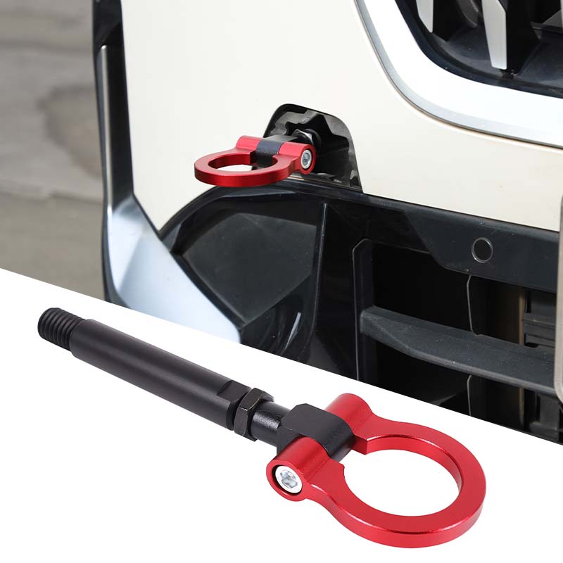 Car Forward Trailer Hook Tow Ring Bumper Tow Hook Trim For BMW X1 U11 2023-2026 Aluminum Alloy Exterior Car Accessories