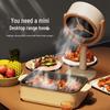Portable Mini Desktop Range Hood for Hot Pot Cooking