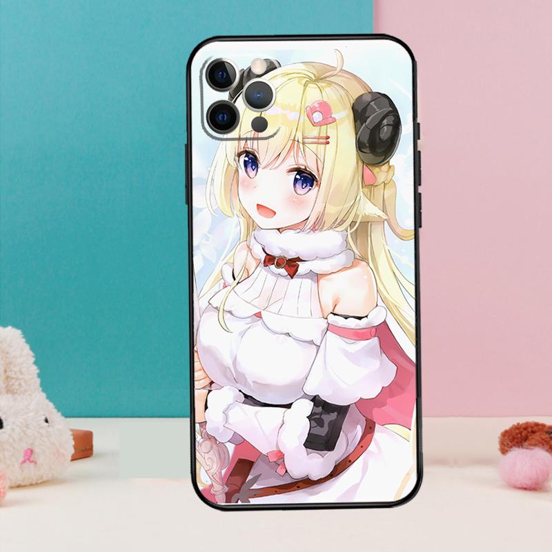 Чехол для телефона Watame Hololive Для iPhone 17 Air 16 15 14 13 11 12 Pro Max 12 13 mini 15 16 Plus 16e Обложка Coque