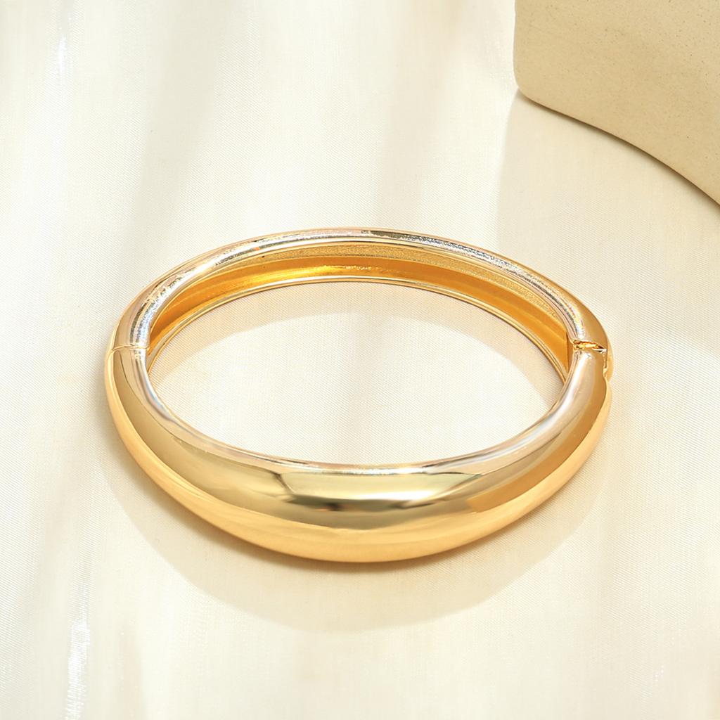 Браслет INS Минималистичный Неправильная Волна Ювелирные Изделия Металлический Глянцевый Браслет Женские Ювелирные Изделия