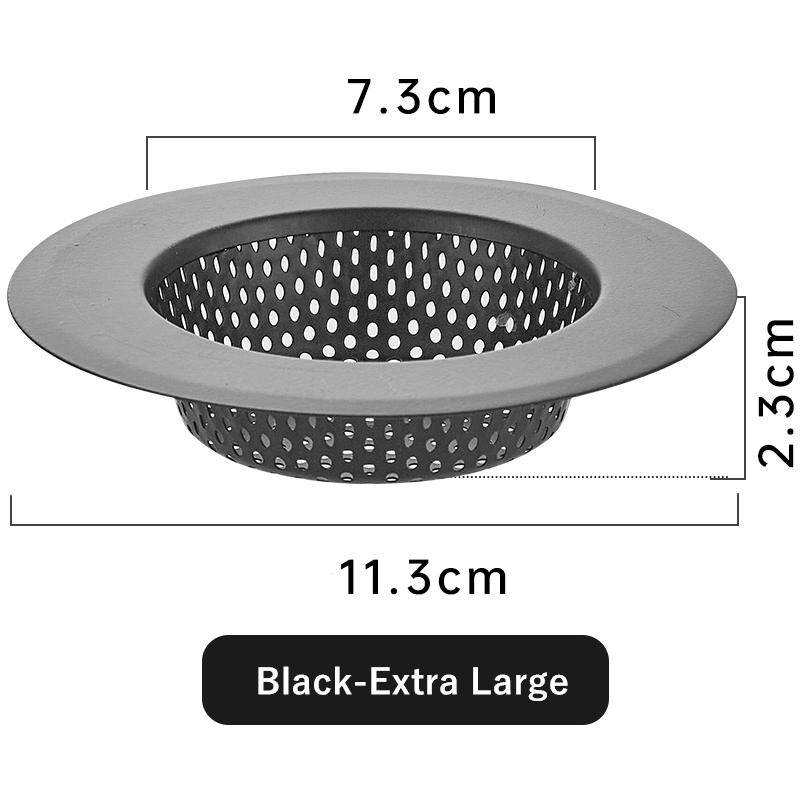 Фильтр-сифон для кухонной металлической мойки, сетчатый фильтр из нержавеющей стали, слив для пищевого шлака, слив для душа в ванной, улавливатель волос