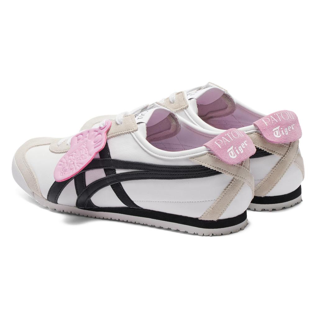 Patou x Onitsuka Tiger MEXICO 66 Anti Slip Wear Resistant Low Top Casual Shoes Unisex White Sneakers 1183C380-100