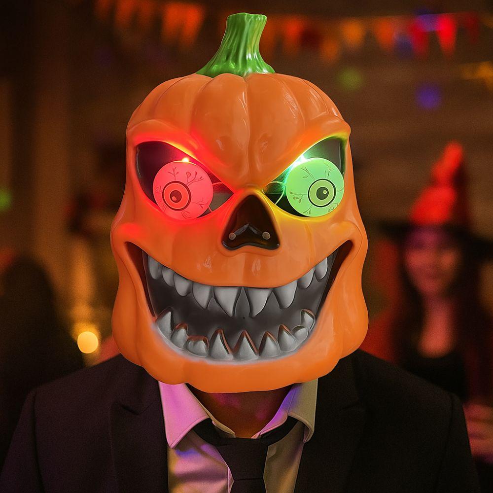 Trick or Treat Halloween Pumpkin Mask Orange Pumpkin Headgear  Birthday Party