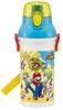 Skater Бутылка для воды из антибактериального пластика 480 мл Super Mario 21 для мальчиков, сделано в Японии PSB5SANAG, детская Ag+ -A