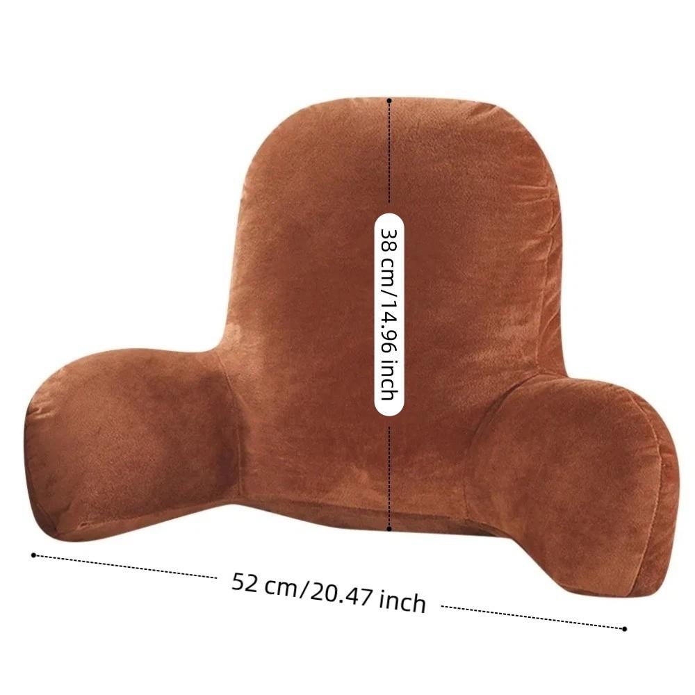 Relaxation with Armrests Back Cushion Solid Color Sofa Lumbar Backrest PP Cotton Waist Support Seat Seating Support