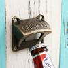 Vintage Bronze Wall Mounted Wine Fahion Soda Bottle Beer Opener Bar Accessories