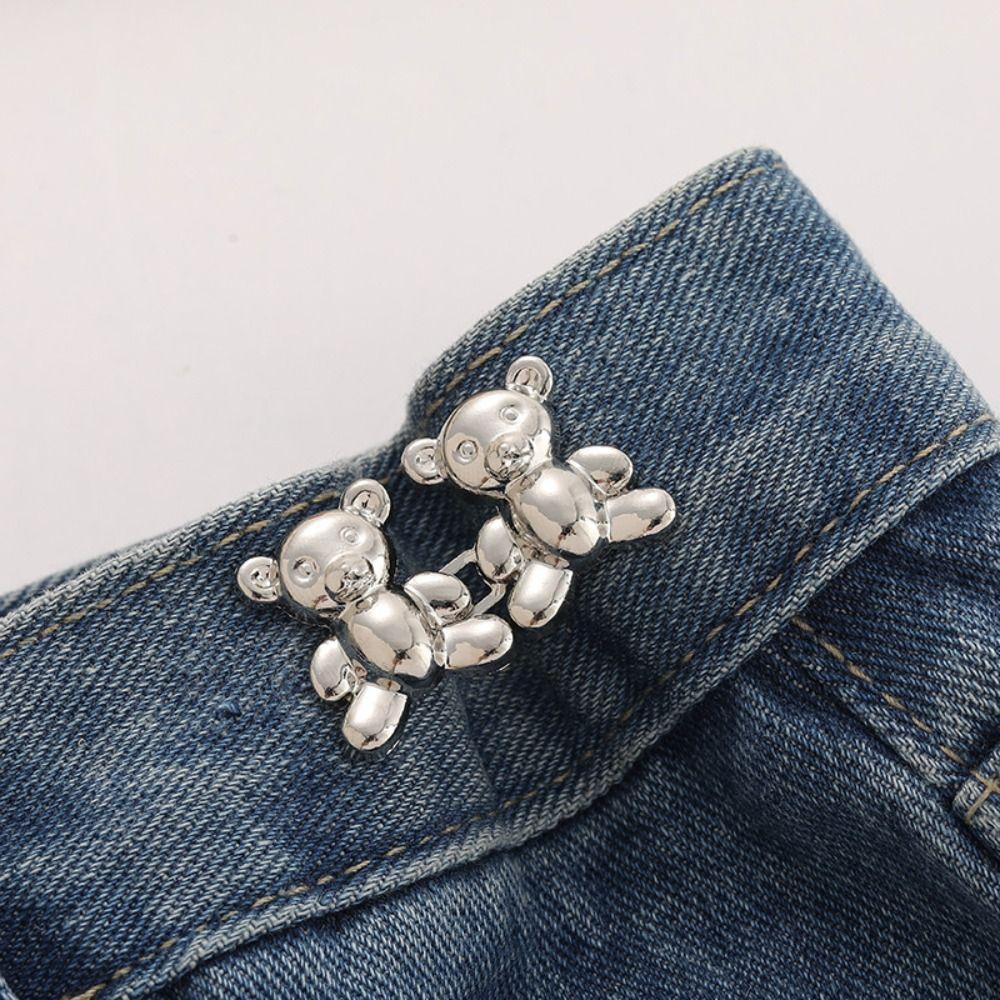 Button Clasps Jean Fit Tighten Buckles Colorful Jean Buttons for Loose Jeans  Waist Accessories