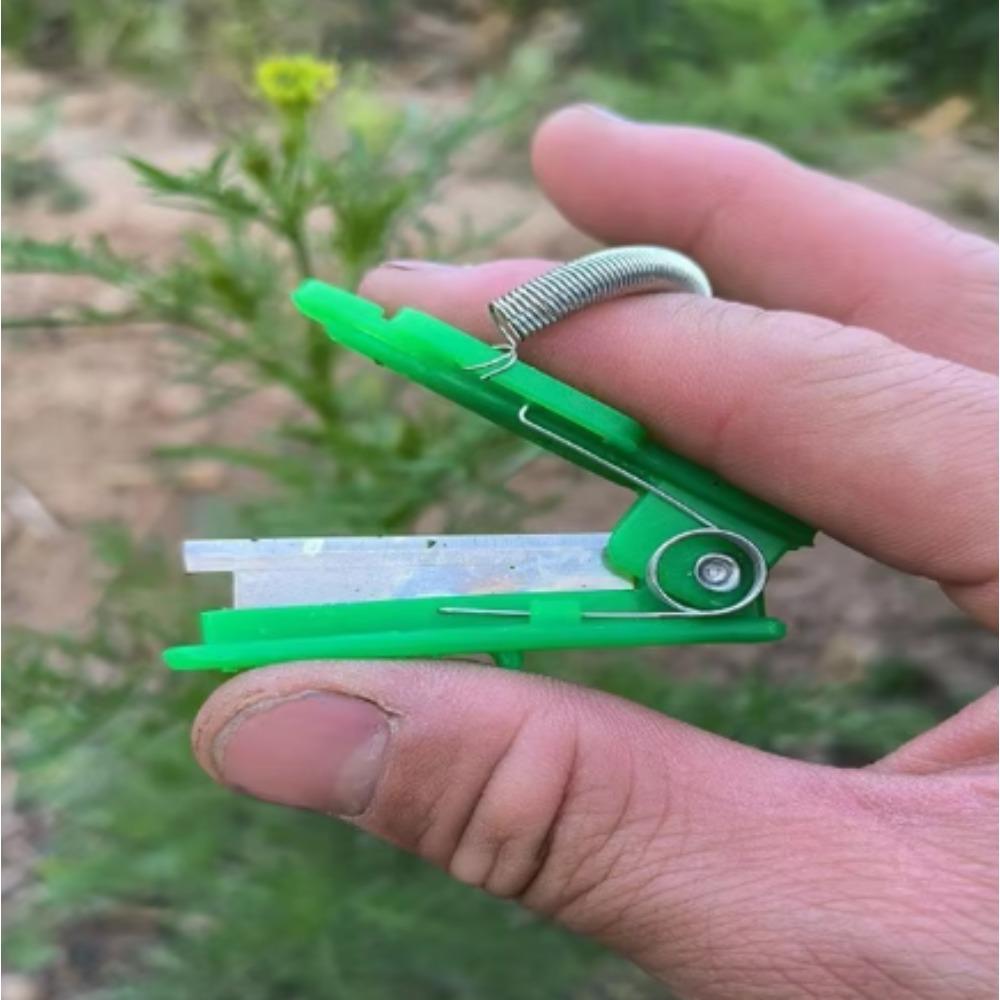 Многофункциональный нож для большого пальца, садовый секатор, устройство для сбора фруктов, безопасный инструмент для лезвий для фруктов, режущие лезвия, кольца, защита для пальцев, ловушка