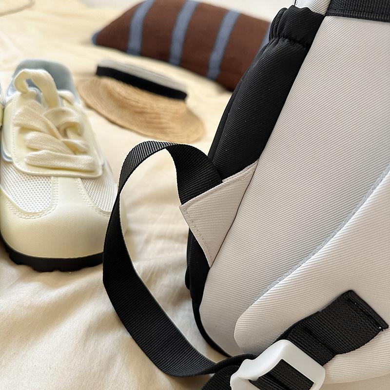 Рюкзак большой вместимости, студенческий школьный рюкзак с цветовым контрастом