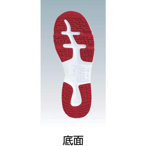 Рабочие туфли Красные см [Xebec] 85110-71-240 24.0