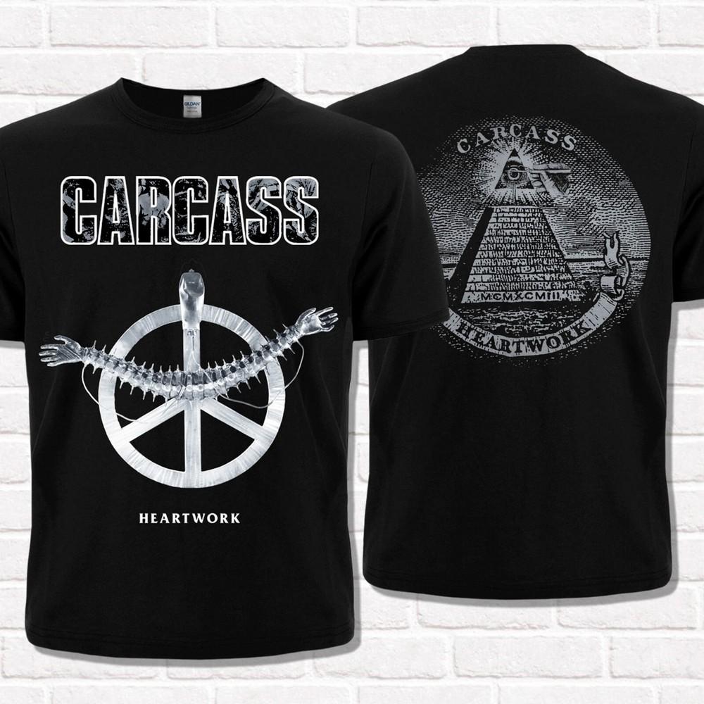 Черная футболка Carcass, Heartwork (1993). Мелодичный дэт-метал, Дэт-н-ролл.