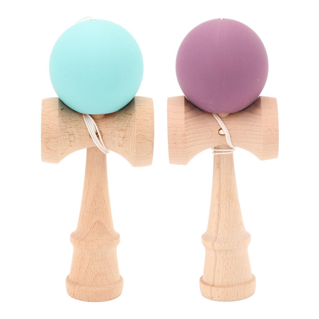 Kendama Wooden Kendama Toy Portable Kendama Improves Hand Eye Coordination with String for Indoor an
