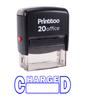 Printtoo Custom Stamp CHARGED Self Inking Rubber Stamp Office