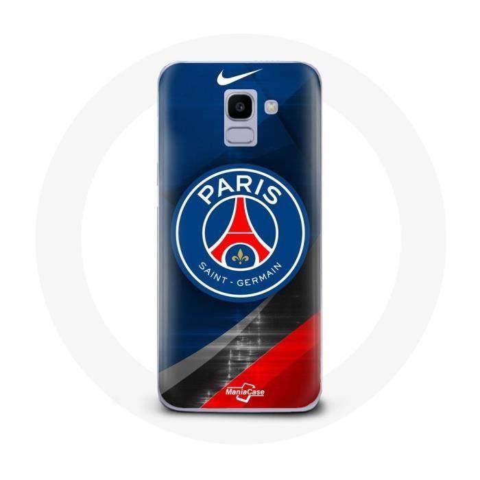 Case - PSG Paris Saint Germain - Galaxy A8 2018 - Soft - Protection - Logo