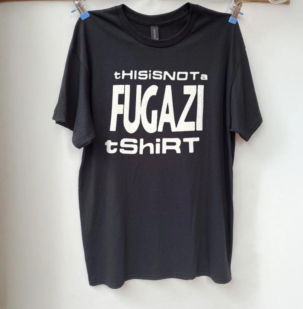 This Is Not A Fugazi Black T-shirt Size S-