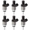 6Pcs Fuel Injector Nozzle 1427240 for BMW E46 E39 X3 Z3 Z4 3 5 Siemens Deka Flow Matched Engine 2.5L 13537546244 1439800