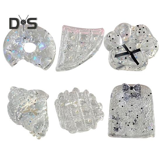 Прозрачная игрушка-вафельница для снятия стресса, прозрачный пончик, тост, круассан, сенсорная игрушка для детей, подростков, взрослых, мягкий мячик для снятия стресса, кошачья лапка, игрушка-фиджет