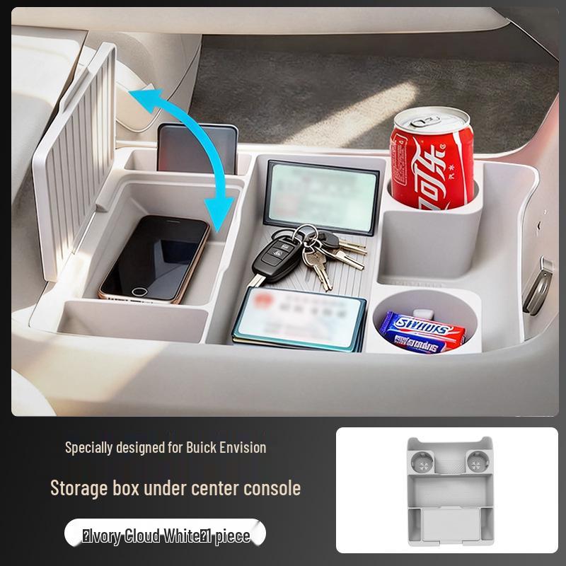Silicone Storage Box for Buick Envision Center Console Organizer