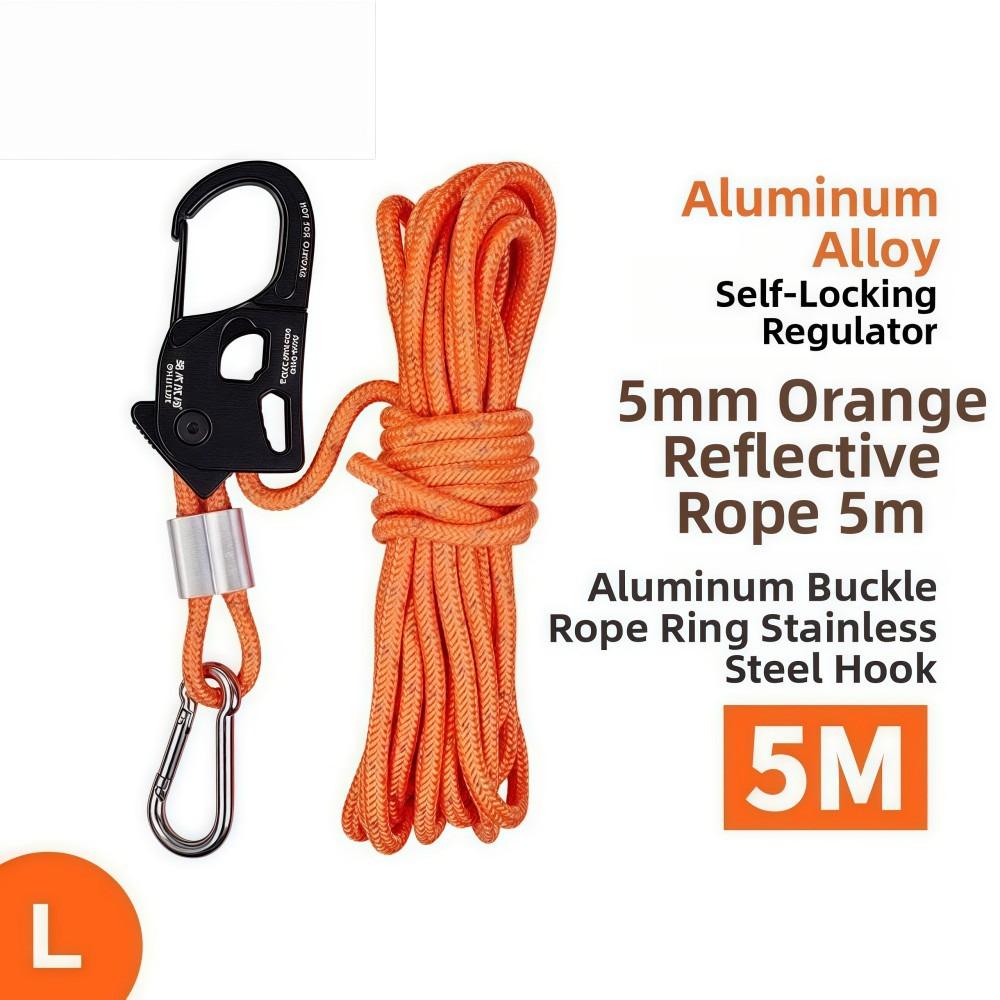 Stainless Steel Tent Rope Tensioner Aluminum Alloy Tarp Tightener Outdoor Tool