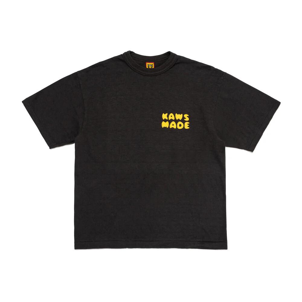 Huunisex Сделано Kaws Сделано Графическая футболка 3 Белый Черный Xx27te016 S3xl Япония Jp