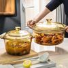 VISIONS Amber High Borosilicate Glass Cookpot