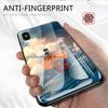 Чехол для телефона из закаленного стекла для iPhone 11 12 13 14 15 16 17 Redmi 10 12 14C Note10 Note14 Xiaomi 11Lite PocoC75 Мягкий край Ударопрочный Гладкий чехол