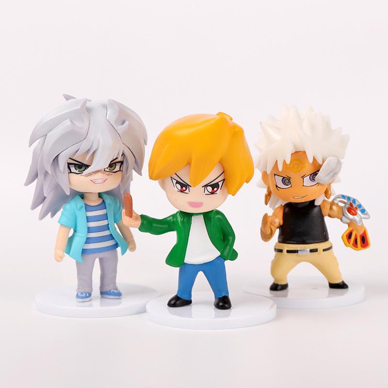 6 шт./комплект Фигурка Yu-Gi-Oh 9,5-12 см Юги Муто Джоуи Уилер Маг Девушка Сето Кайба Фигурка Действия Настольная Модель