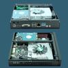 Корпус для компьютера Mini ITX DX01 Тонкий Половинной высоты Быстрый отвод тепла Поддержка VESA
