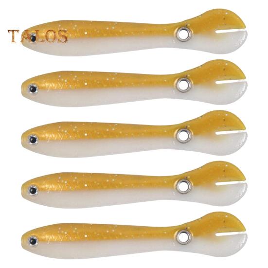 1/5 шт 10 см/6 г мягкая приманка вьюн силиконовая бионическая вьюн с отверстием искусственная рыболовная приманка для соленой воды пресноводного окуня судака форели змееголовой рыбалки