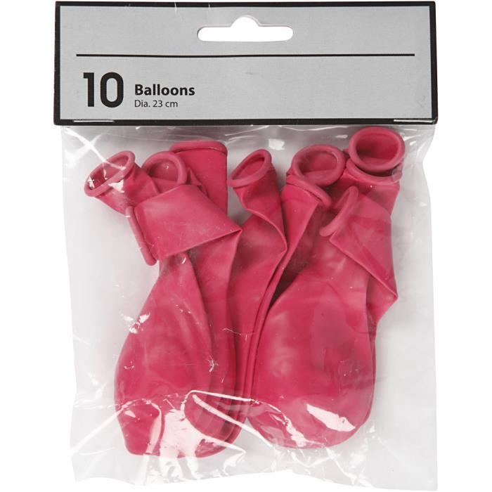 Ballon - HAPPY MOMENT - 59167 - Caoutchouc naturel - Rose - Hélium