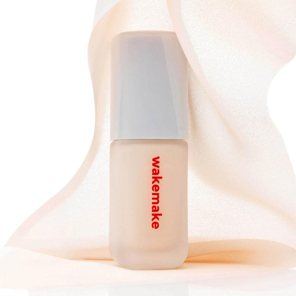 [Free Pore Brush Set] wakemake Seamless Wear Foundation 23 Beige – Lightweight Long-Lasting Base Makeup