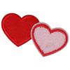 2.1 X 1.8inches 10 Pieces Red Clothing Iron-on Embroidered DIY Clothing Motif Applique  Jackets