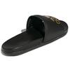 Adidas Кроссовки унисекс Adilette Comfort Slide Black Gold Metallic Core-Black GY1946