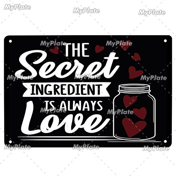 Kitchen Metal Sign Vintage Tin Sign Home Decor For Bar Pub Club Decoration Metal Plaque Painting Art Poster Cafe Decor