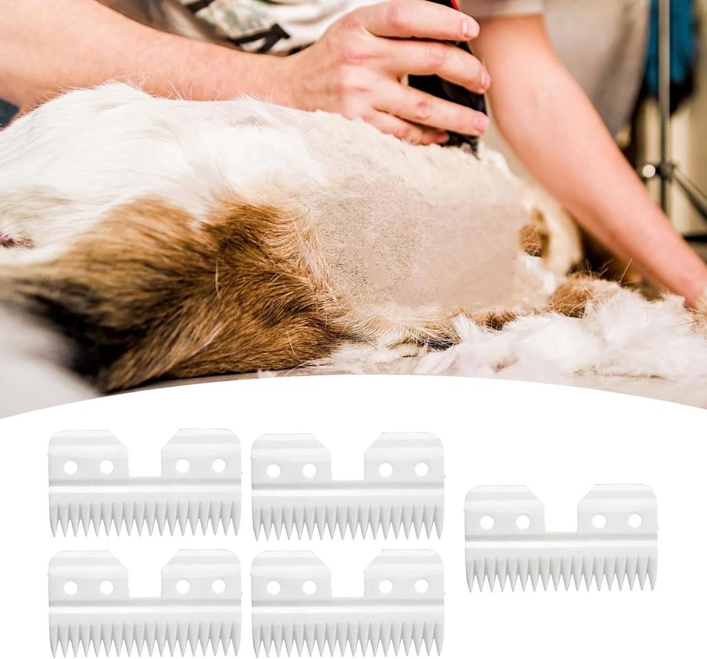 18 Teeth Ceramic Cutter Dog Grooming Blade Hair Clipper Blade Ceramic Cutters Pet Grooming Scissors,Ceramic Clipper Blades