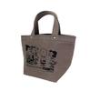 PEANUTS Snoopy PEANUTS Ichizawa Shinzaburo Hanpu Tote Bag S Gray